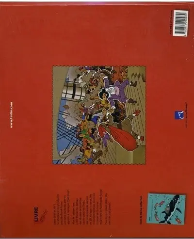 Verso de l'album Tintin Tintin & le Secret de la Licorne