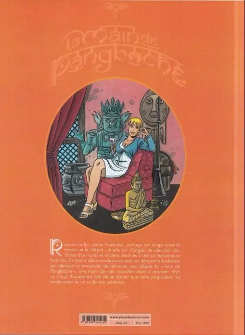 Verso de l'album Les Tribulations de Roxane Tome 2 La Main de Pangboche - Deuxième partie