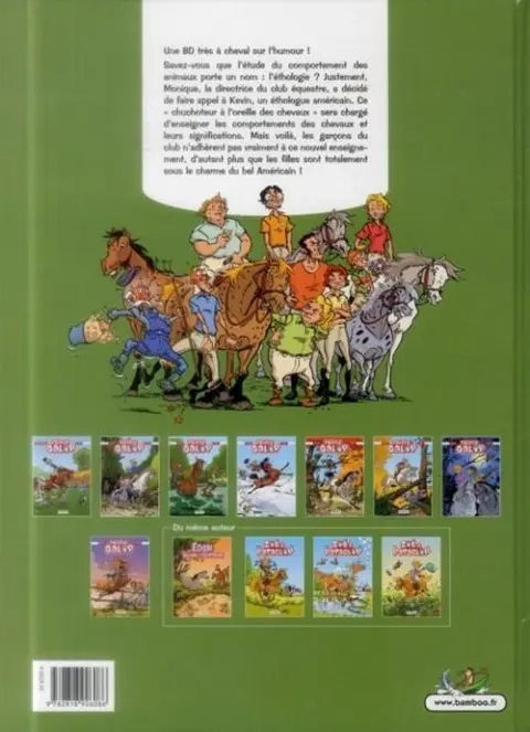 Verso de l'album Triple galop Tome 8