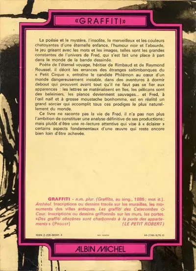Verso de l'album Fred