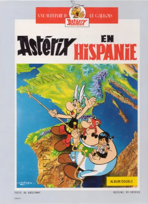 Verso de l'album Astérix Tomes 13 et 14 Astérix et le chaudron / Astérix en Hispanie