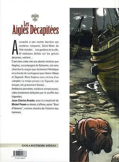 Verso de l'album Les Aigles décapitées Tome 5 Saint-Malo de l'Isle