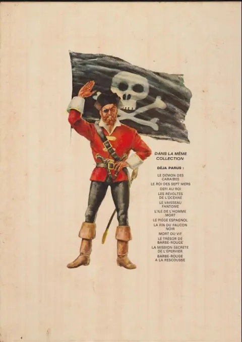 Verso de l'album Barbe-Rouge Tome 9 La fin du Faucon Noir