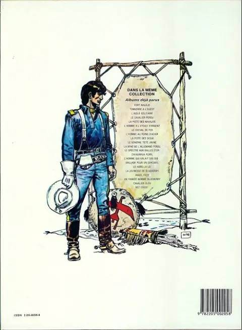 Verso de l'album Blueberry Tome 3 L'aigle solitaire