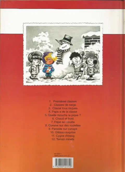 Verso de l'album Cédric Tome 8 Comme sur des roulettes