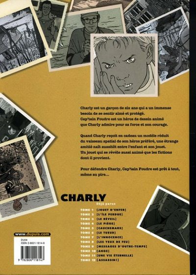Verso de l'album Charly Tome 1 Jouet d'enfer