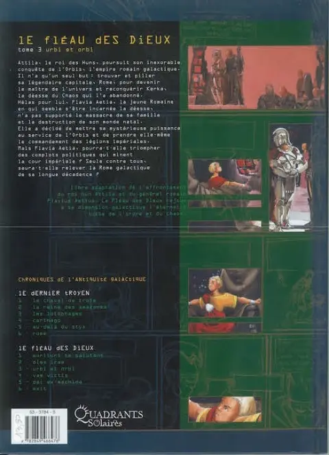 Verso de l'album Le Fléau des dieux Tome 3 Urbi et Orbi