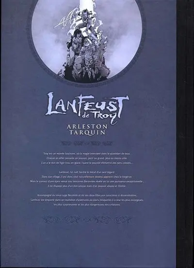 Verso de l'album Lanfeust de Troy Tome 1 L'ivoire du Magohamoth