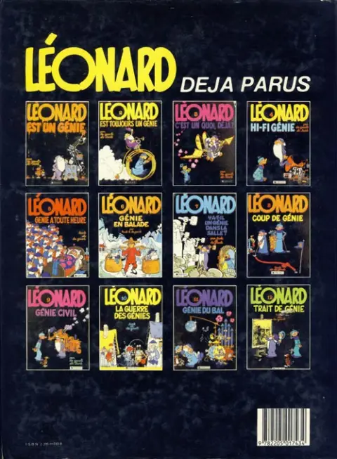 Verso de l'album Léonard Tome 6 Génie en balade