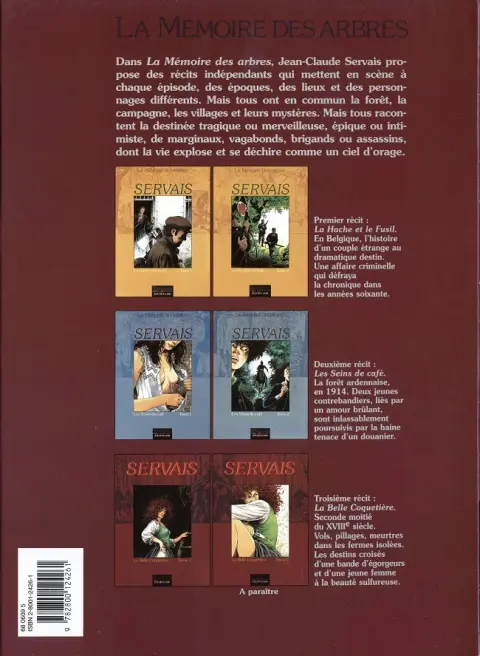 Verso de l'album La Mémoire des arbres Tome 5 La belle coquetière - Tome 1