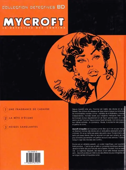 Verso de l'album Mycroft Inquisitor Tome 2 La bête d'écume