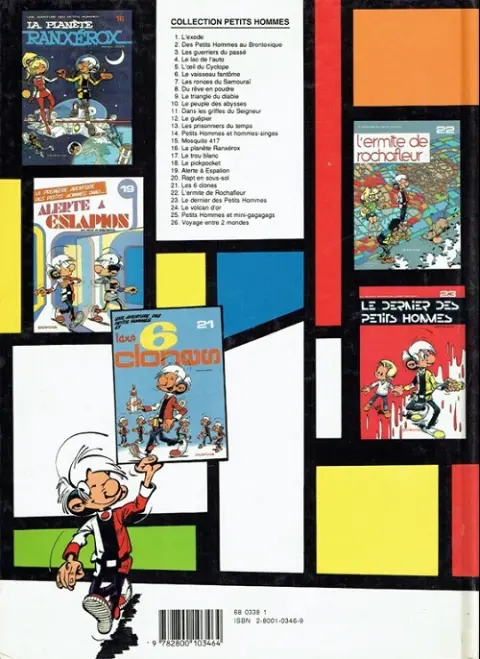 Verso de l'album Les Petits hommes Tome 2 Des petits hommes au brontoxique
