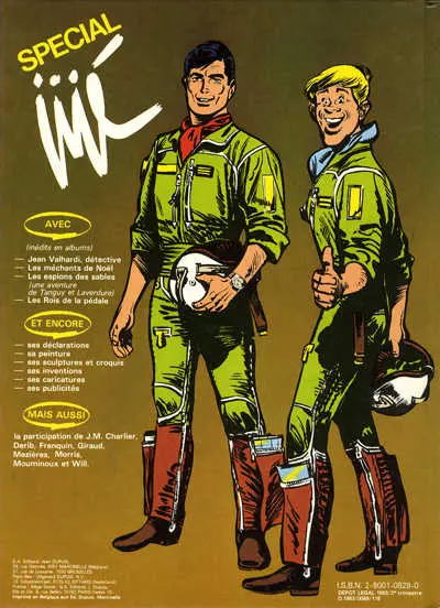 Verso de l'album Vous avez dit BD... Jijé