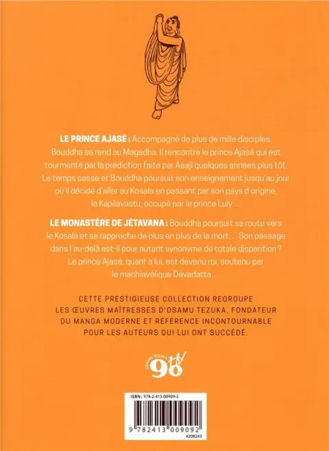 Verso de l'album Bouddha - La Vie de Bouddha Volume 4