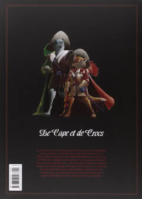 Verso de l'album De Cape et de Crocs L'Intégrale Actes I - II