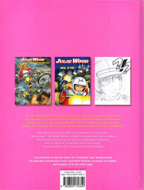 Verso de l'album Julie Wood 3