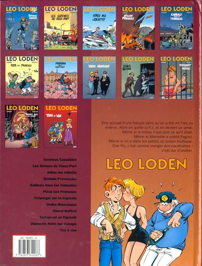 Verso de l'album Léo Loden Tome 12 Tirs à vue