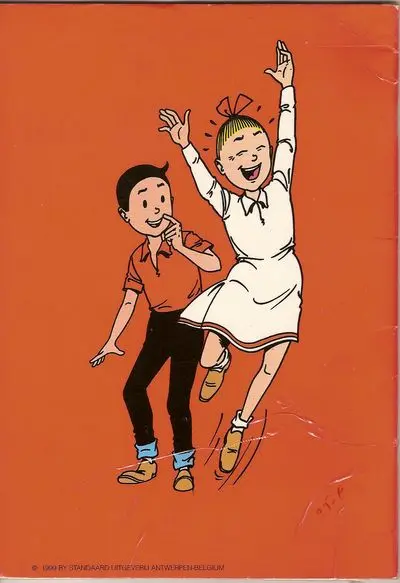 Verso de l'album Bob et Bobette (Publicitaire) Du rififi à Cnossos