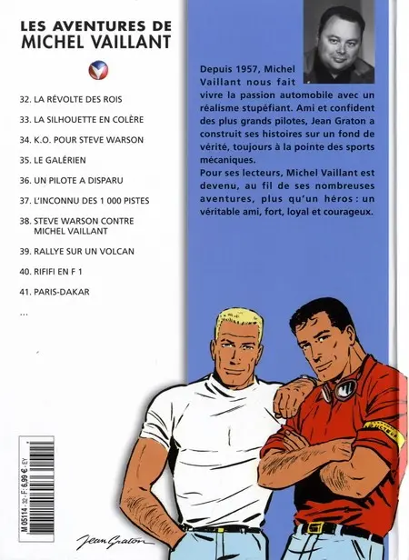 Verso de l'album Michel Vaillant La Collection Tome 32 La révolte des rois