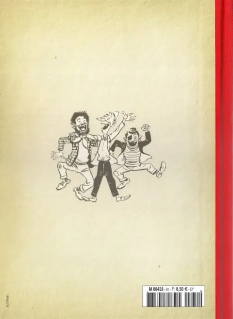 Verso de l'album Les Pieds Nickelés - La collection Tome 82 Les Pieds Nickelés courent la Panasiatique