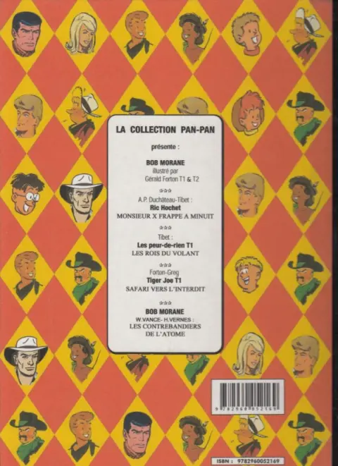 Verso de l'album Bob Morane Tome 18 Les contrebandiers de l'atome