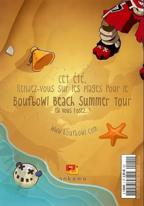 Verso de l'album Boufbowl Tome 1