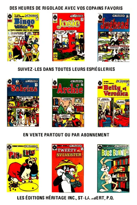 Verso de l'album Rawhide Kid N° 50 Les révolvers de Jesse James !