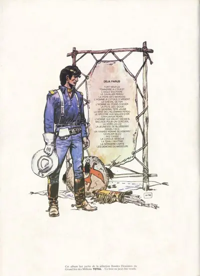 Verso de l'album Blueberry Tome 22 Le bout de la piste