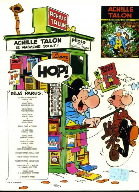 Verso de l'album Achille Talon Tome 13 Pas de pitié pour Achille Talon