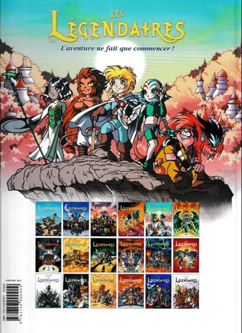 Verso de l'album Les Légendaires Tome 5 Cœur du passé