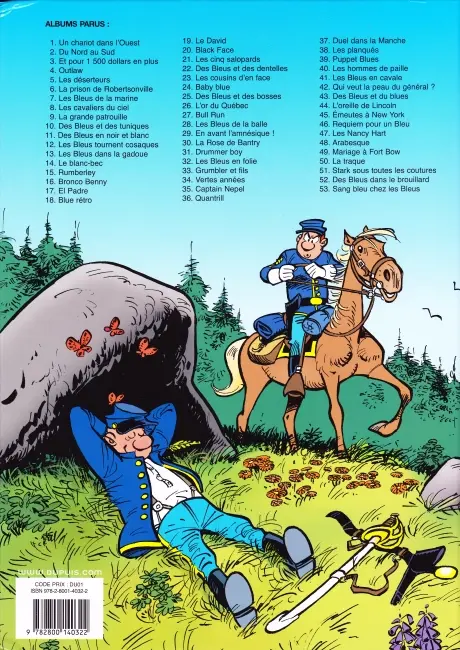 Verso de l'album Les Tuniques Bleues Tome 52 Des bleus dans le brouillard