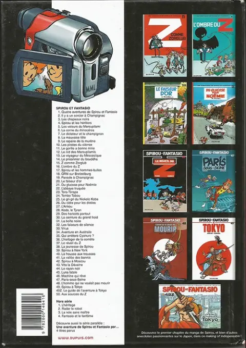 Verso de l'album Spirou et Fantasio Tome 34 Aventure en Australie