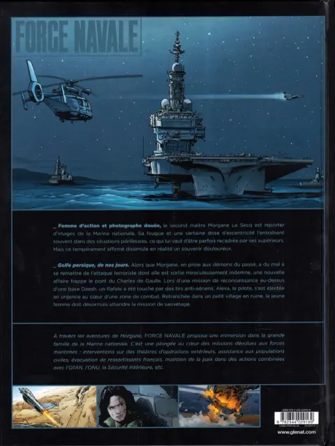 Verso de l'album Force Navale Tome 2