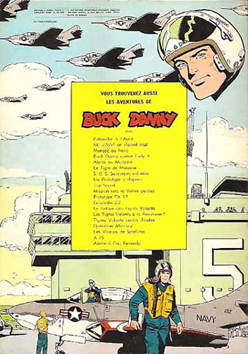 Verso de l'album Buck Danny Tome 23 Mission vers la vallée perdue