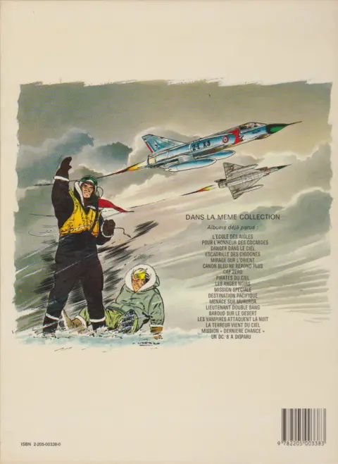 Verso de l'album Tanguy et Laverdure Tome 11 Destination Pacifique