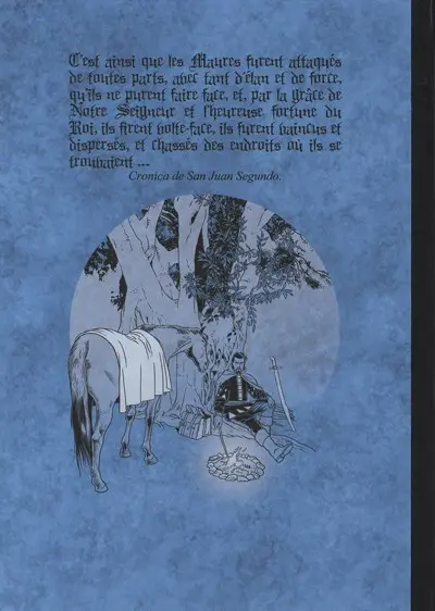 Verso de l'album Le Cavalier Maure
