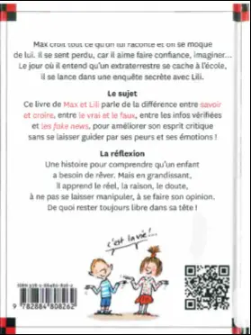 Verso de l'album Ainsi va la vie Tome 127 Max croit n'importe quoi