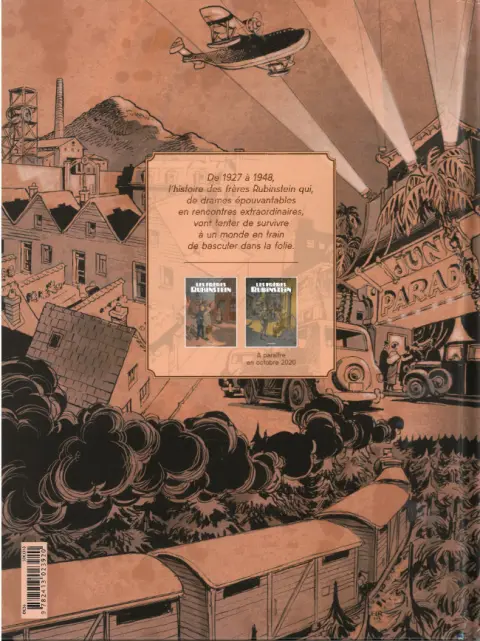 Verso de l'album Les frères Rubinstein Tome 1 Shabbat Shalom