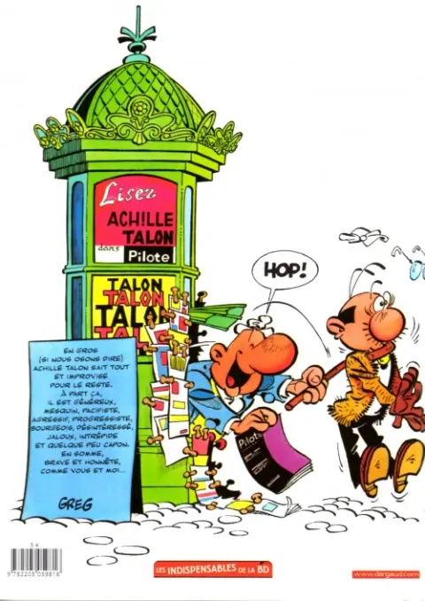 Verso de l'album Achille Talon Tome 34 L'incorrigible Ach!lle Talon