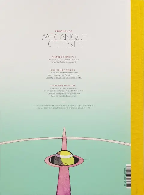 Verso de l'album Mécanique céleste 1