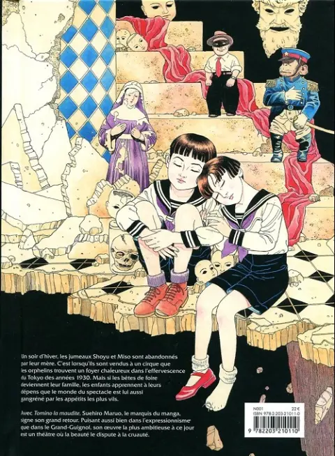 Verso de l'album Tomino la maudite Volume 1