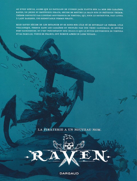 Verso de l'album Raven Tome 1 Némésis