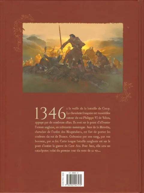 Verso de l'album Le Chevalier à la Licorne