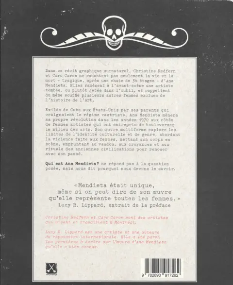 Verso de l'album Qui est Ana Mendieta ?