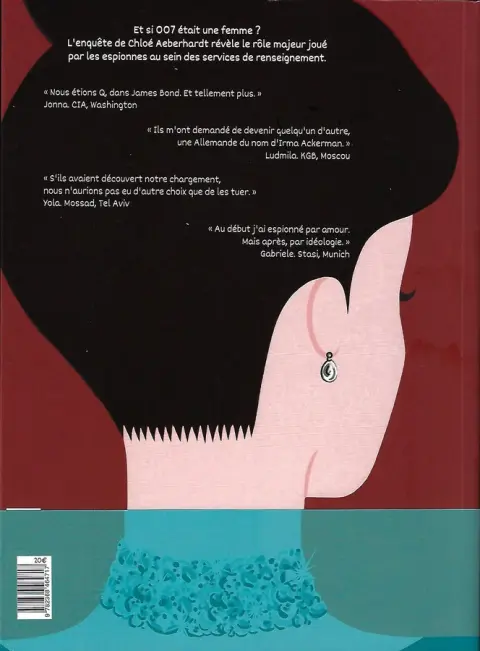 Verso de l'album Les espionnes racontent