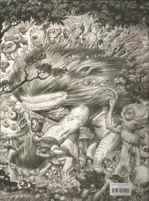 Verso de l'album Zoologia Le Bestiaire fantastique de Stan Manoukian