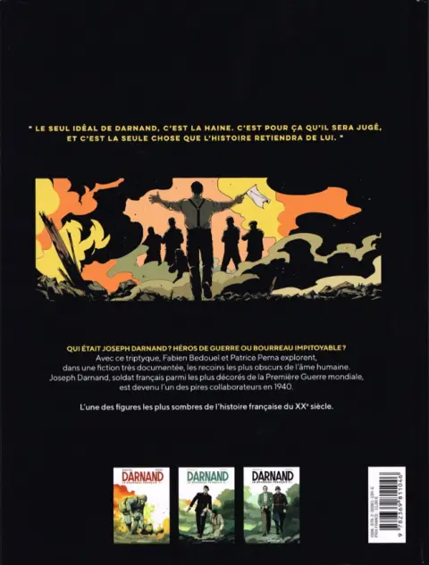 Verso de l'album Darnand, le bourreau français 3/3