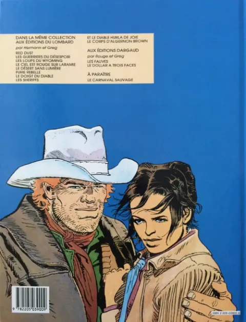 Verso de l'album Comanche Tome 11 Les fauves