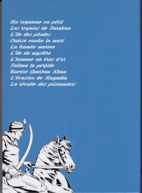 Verso de l'album Le Cavalier inconnu Volume 6