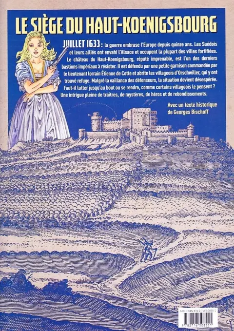 Verso de l'album Haut-Koenigsbourg Le siège de 1633
